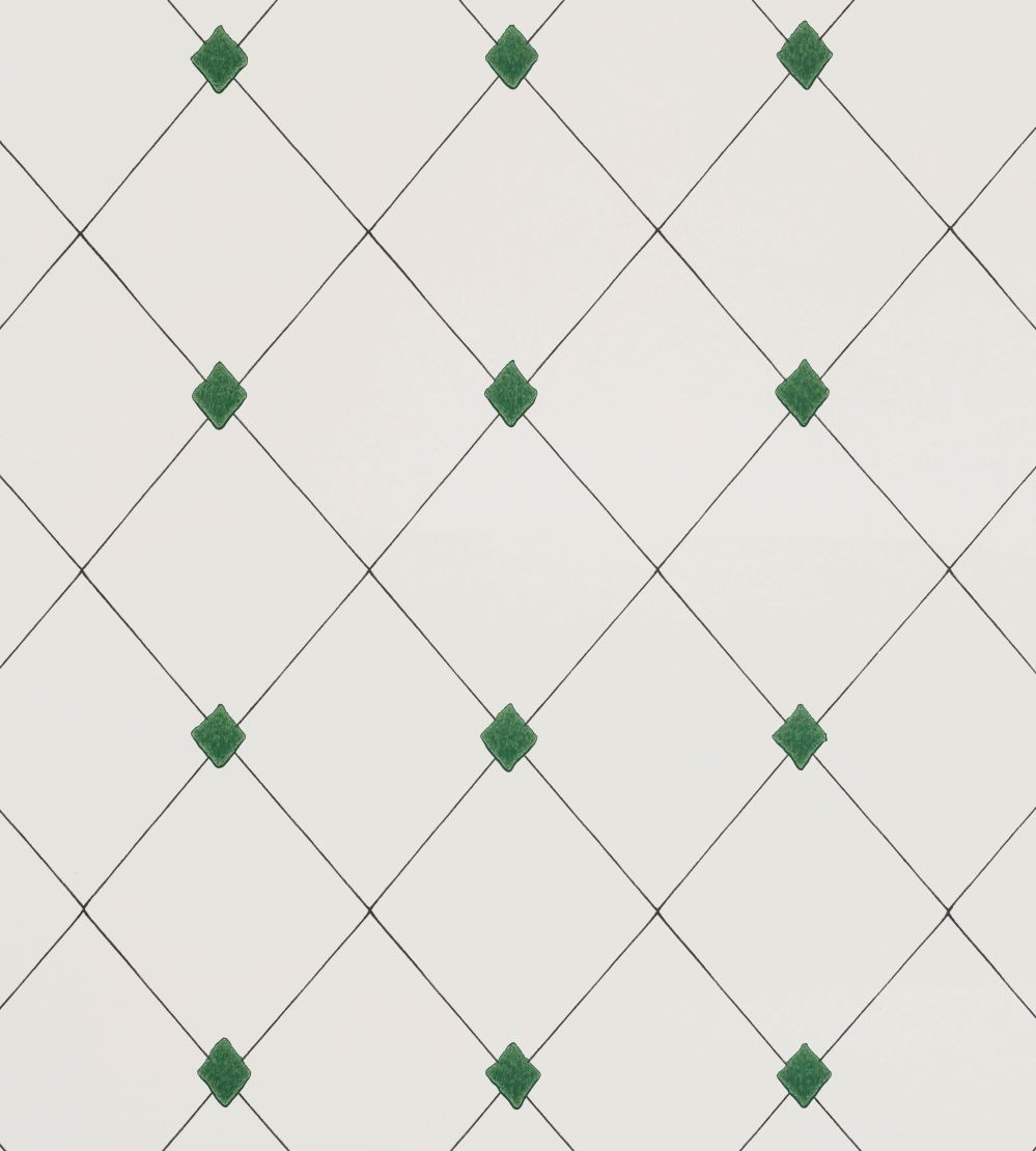 Diamond Trellis Wallpaper by Barneby Gates Green