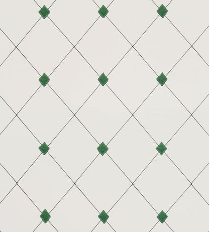 Diamond Trellis Wallpaper by Barneby Gates Green