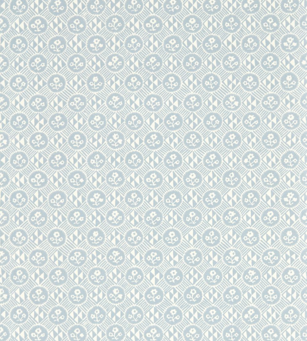 Diamonds & Flowers Wallpaper by Zoffany Shetland