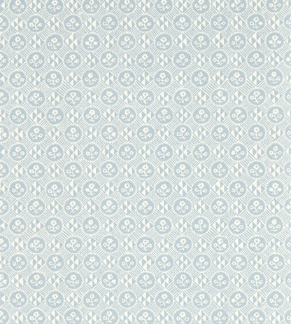 Diamonds & Flowers Wallpaper by Zoffany Shetland