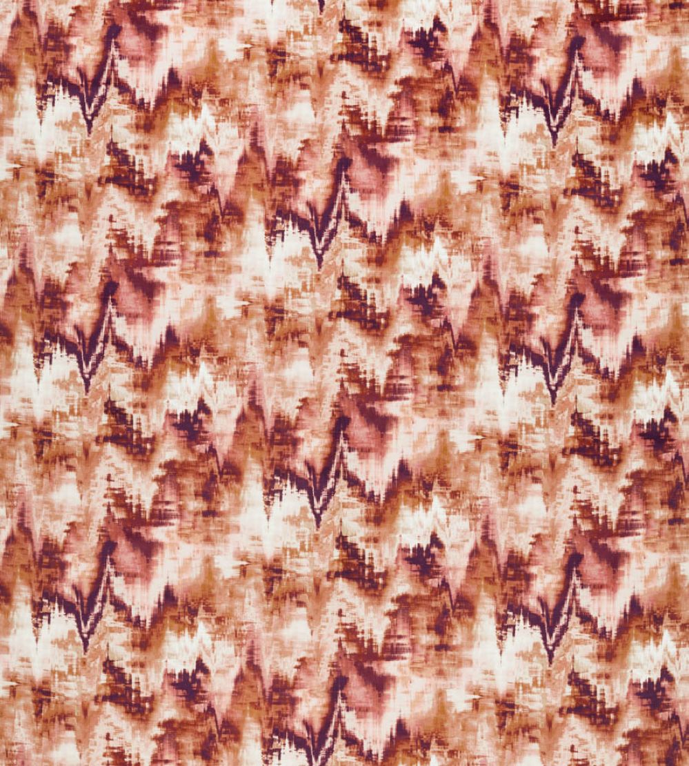 Distortion Fabric by Harlequin Rosewood Clay