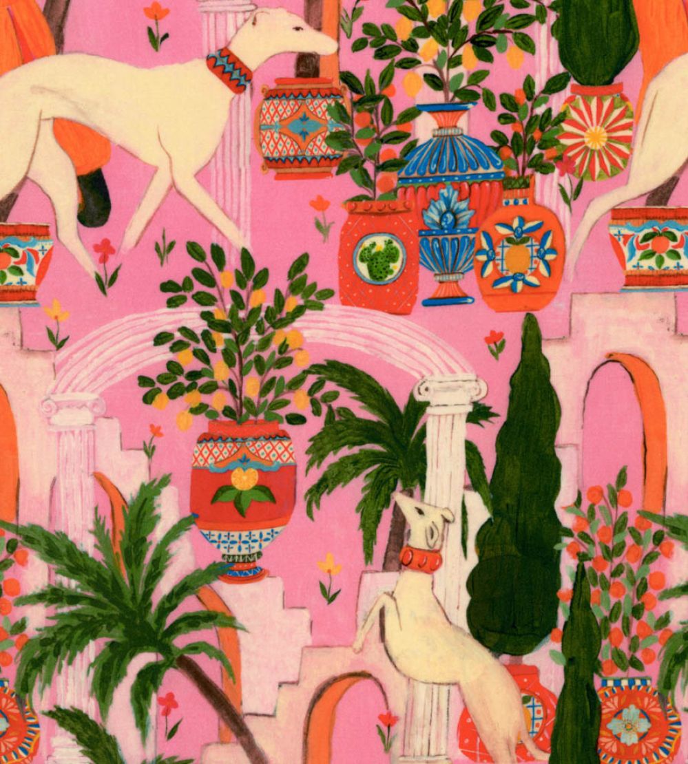 Dolce Vita Fabric by MINDTHEGAP Pink