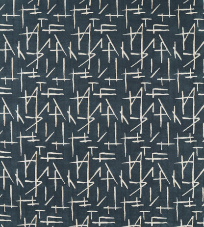 Dolmens Velvet Fabric by Harlequin Midnight