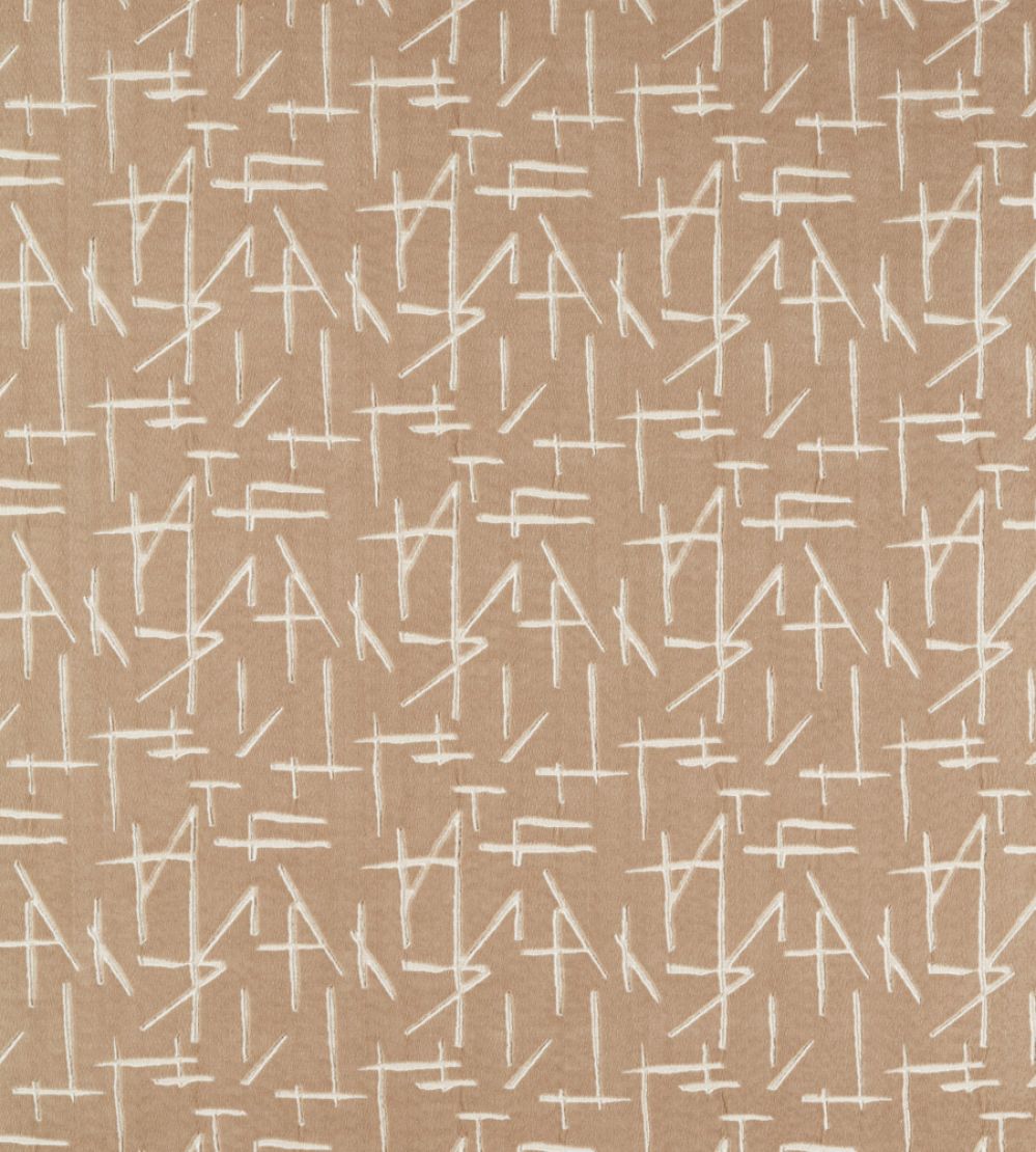 Dolmens Velvet Fabric by Harlequin Sandstone