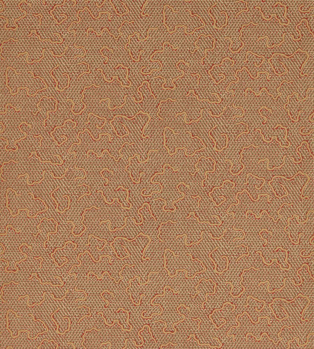 Domino Paper Wallpaper by Zoffany Russet