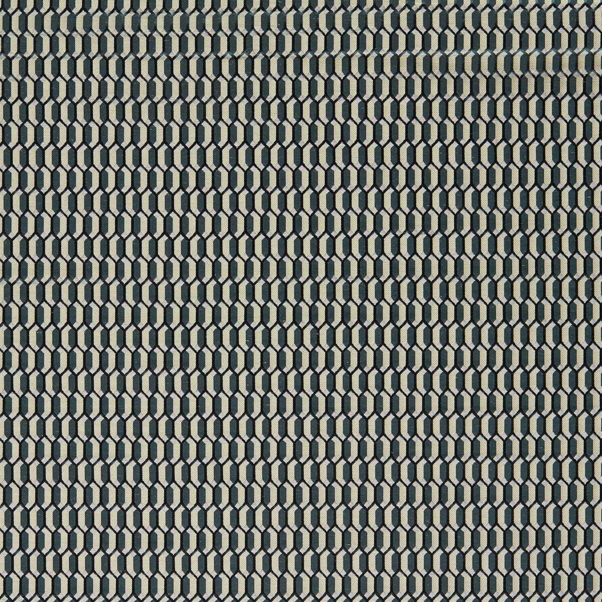 Domino Trellis Ink fabric by Zoffany