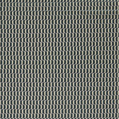 Domino Trellis Ink fabric by Zoffany
