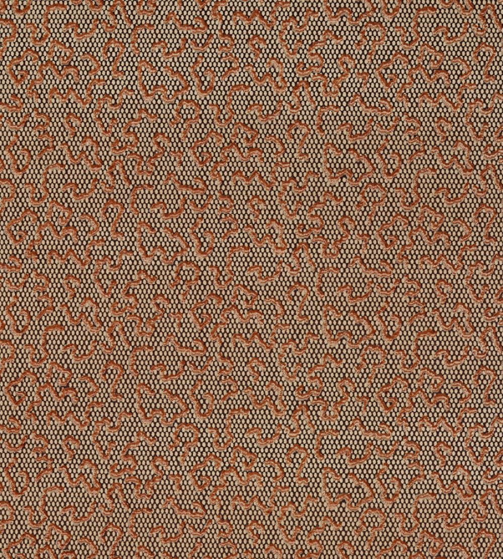 Domino Velvet Fabric by Zoffany Amber