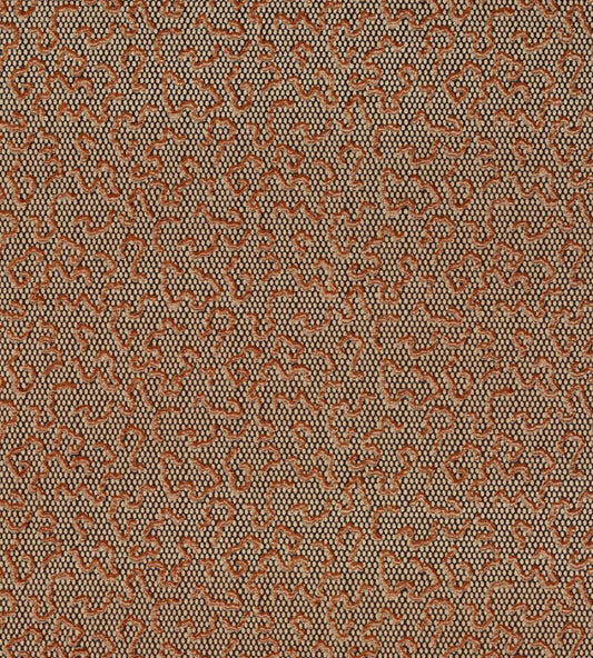 Domino Velvet Fabric by Zoffany Amber