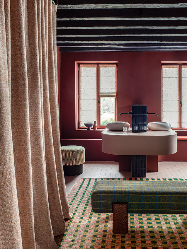 Donegal Fabric by Pierre Frey shown in a room setting (view 1)