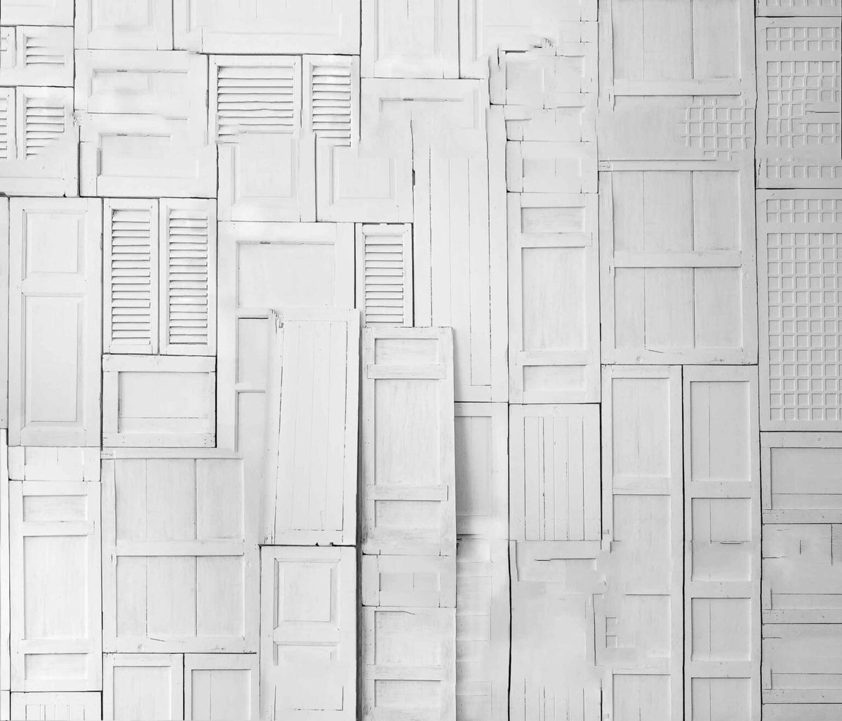 Doors mural by Coordonné in Wall, flat pattern view