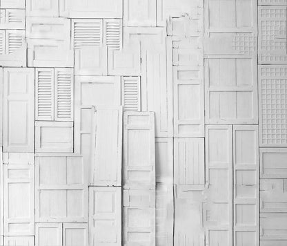 Doors mural by Coordonné in Wall, flat pattern view