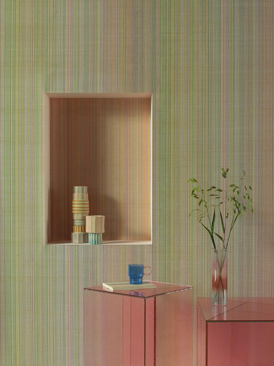 Dordogne Wallpaper by Pierre Frey shown in a room setting (view 1)