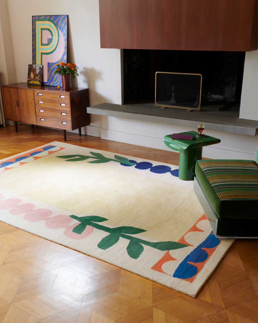 Doremi Rug by Pierre Frey shown in a room setting (view 1)