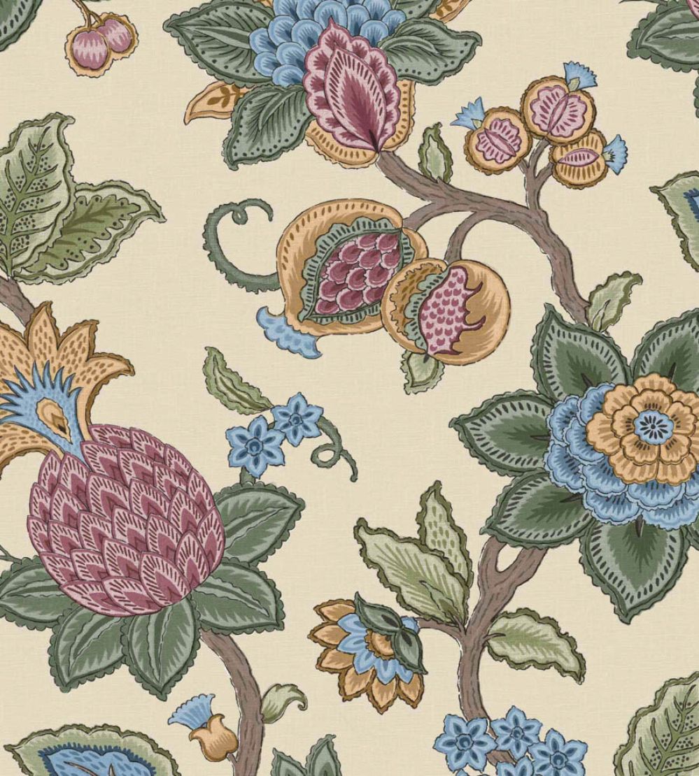 Doris Jacobean Wallpaper by Woodchip & Magnolia Apple