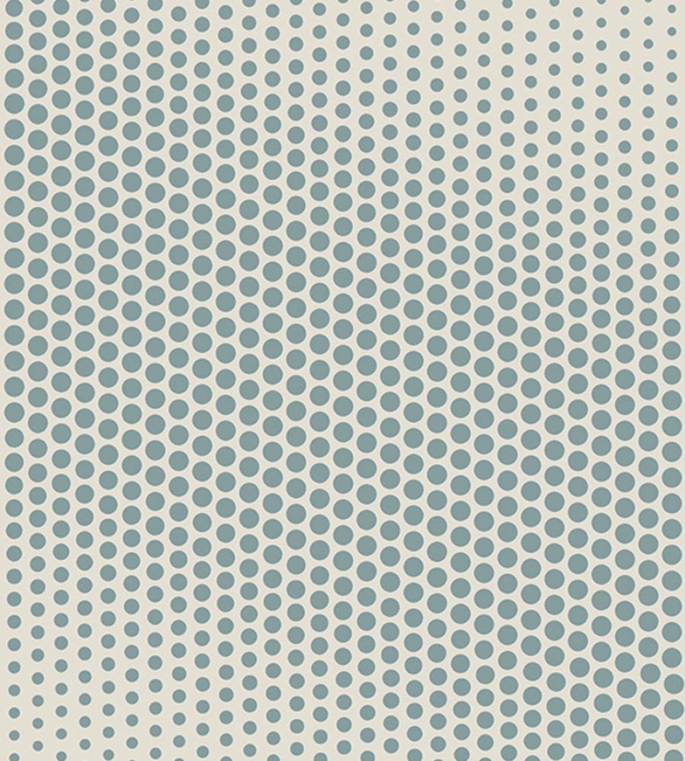 Dot Wallpaper by Farrow & Ball Au Lait / Sardine