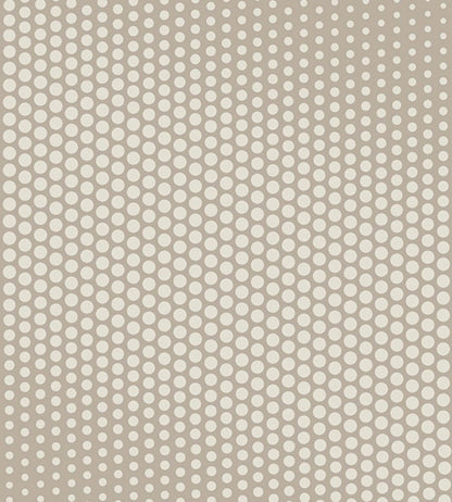 Dot Wallpaper by Farrow & Ball Roasted Macadamia / Au Lait