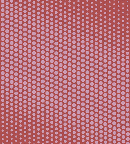 Dot Wallpaper by Farrow & Ball Romesco / Shallot