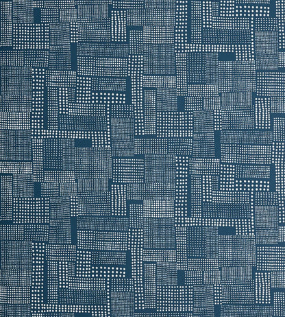 Dots Wallpaper by MissPrint Petrol Blue
