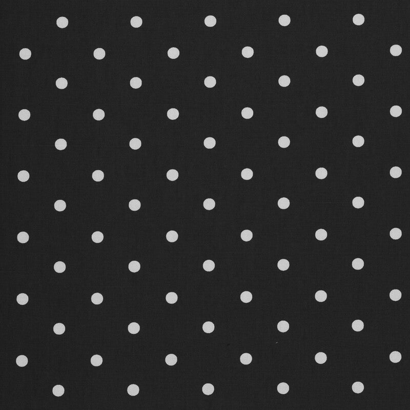 Dotty Charcoal fabric by Clarke & Clarke