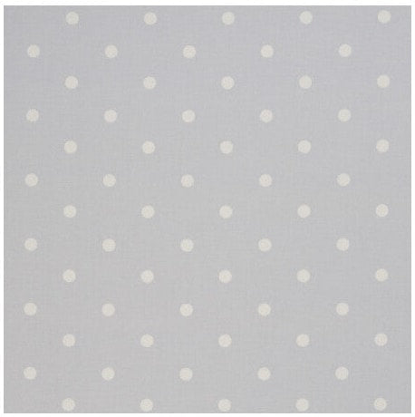 Dotty Grey fabric by Clarke & Clarke