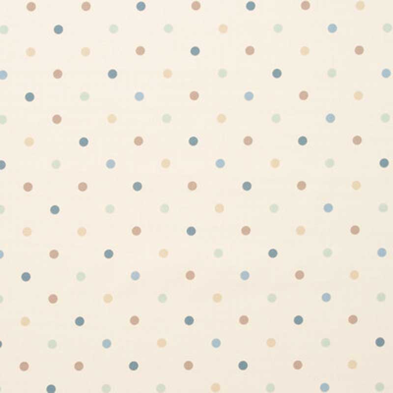 Dotty Duckegg fabric by Clarke & Clarke