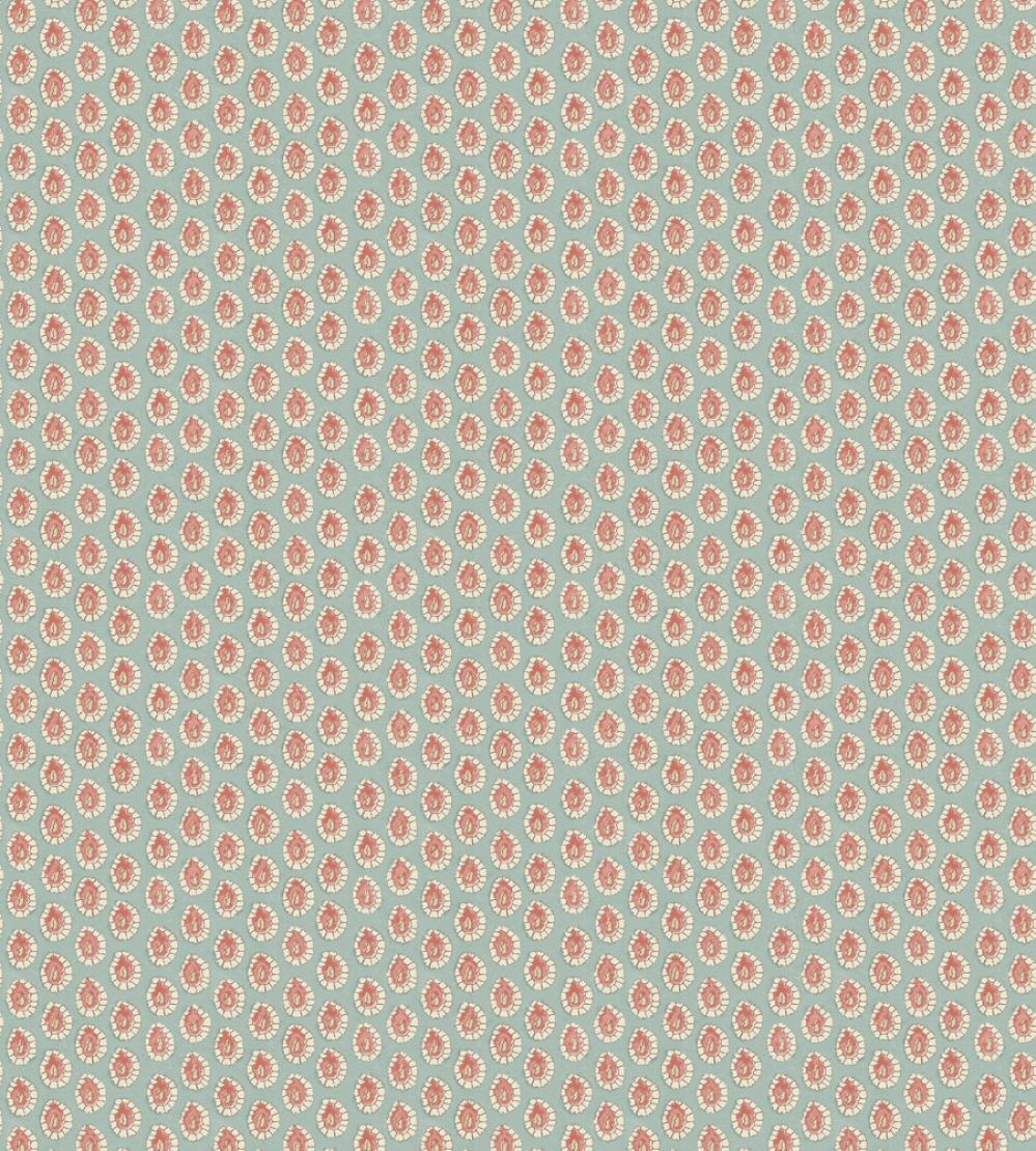 Dotty Wallpaper by GP & J Baker Aqua