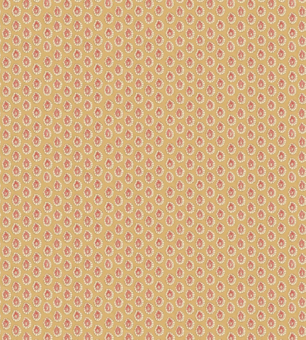 Dotty Wallpaper by GP & J Baker Ochre