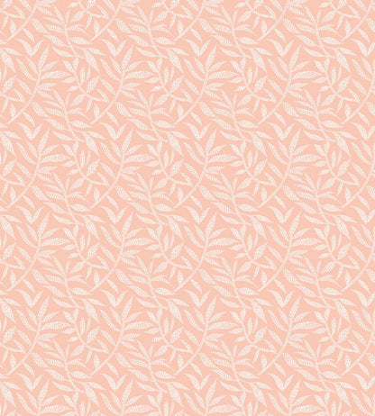 Dotty Leaf Wallpaper by Ohpopsi Apricot