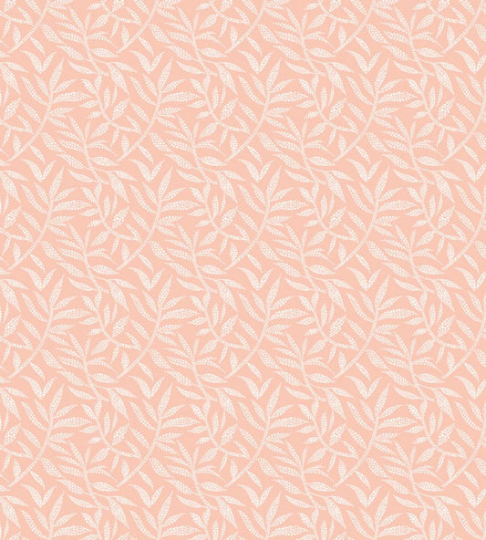 Dotty Leaf Wallpaper by Ohpopsi Apricot
