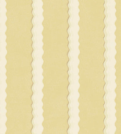 Double Scroll Stripe Fabric by Parker & Jules Butter
