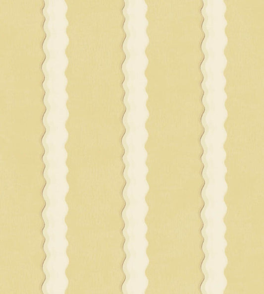Double Scroll Stripe Wallpaper by Parker & Jules Butter