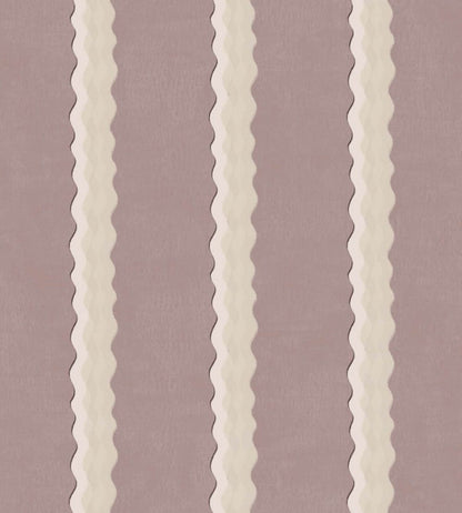 Double Scroll Stripe Wallpaper by Parker & Jules Lilac