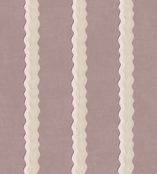 Double Scroll Stripe Wallpaper by Parker & Jules Lilac