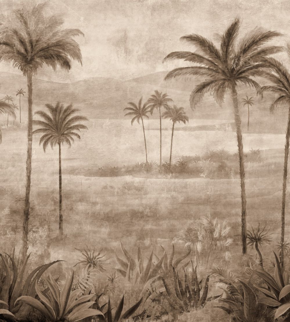 Draa Palms Mural by Coordonne Bone