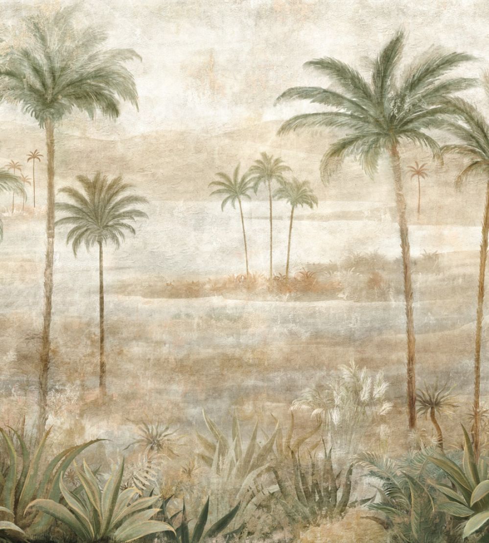 Draa Palms Mural by Coordonne Leaves