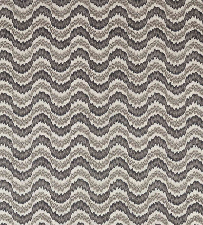 Dragon Flamestitch Fabric by Zoffany Charcoal