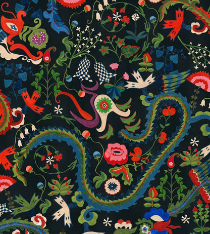 Dragon Flower Wallpaper by MINDTHEGAP Black
