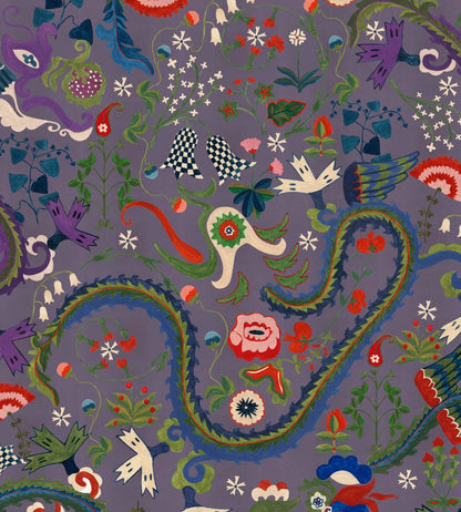 Dragon Flower Wallpaper by MINDTHEGAP Purple