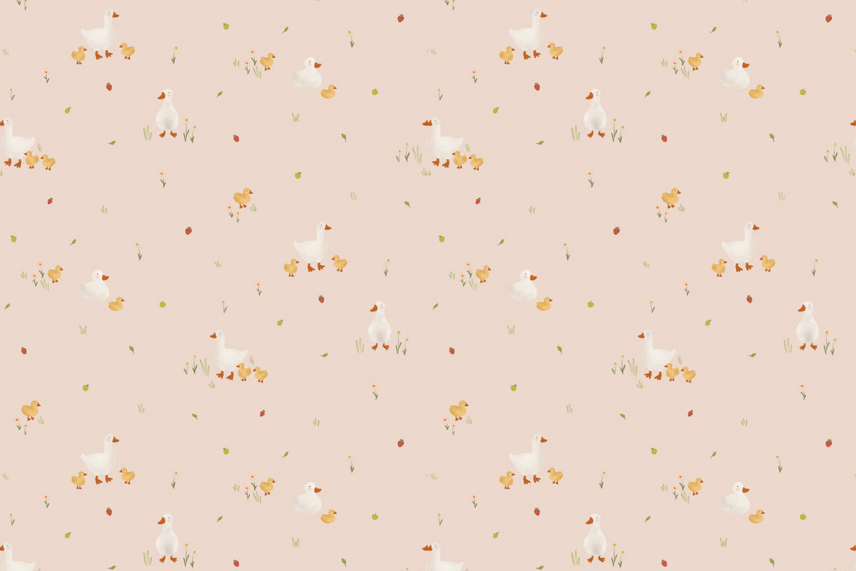 Duckling Pink wallpaper by Hovia