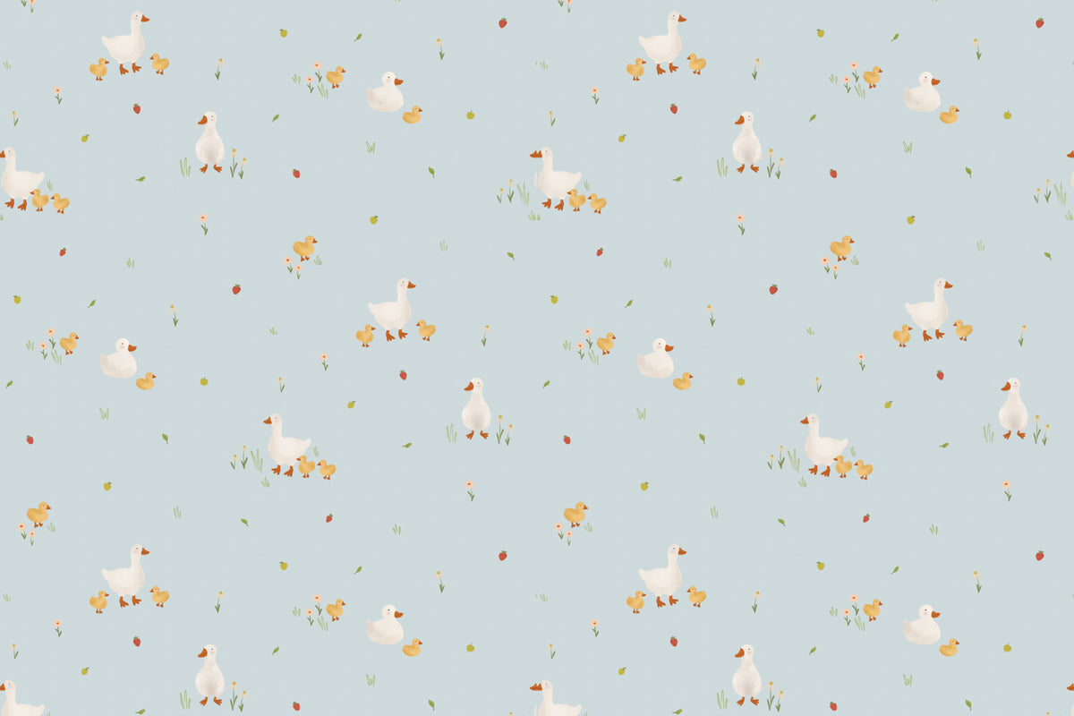 Duckling Blue wallpaper by Hovia