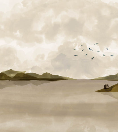 Dungeness View Mural by Coordonne Beige