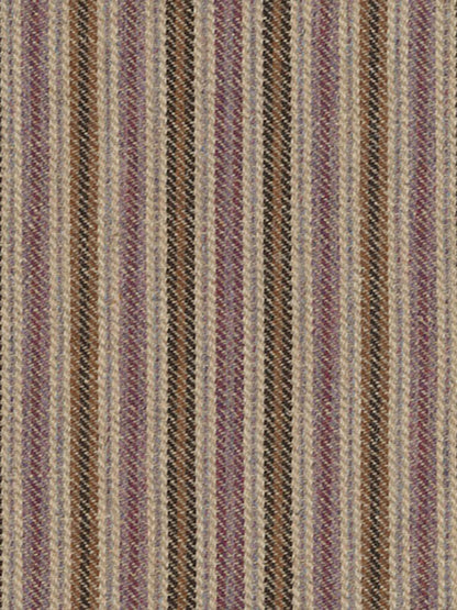 Nancy Stripe Fabric by Holland & Sherry in Lavender