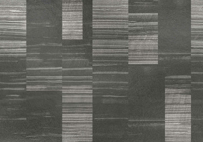 Earth Layers mural by Coordonné in Metallics Onyx, flat pattern view