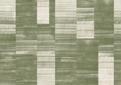 Earth Layers mural by Coordonné in Silvester, flat pattern view