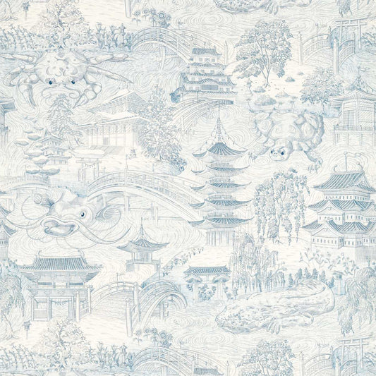 Eastern Palace Indigo mural by Zoffany