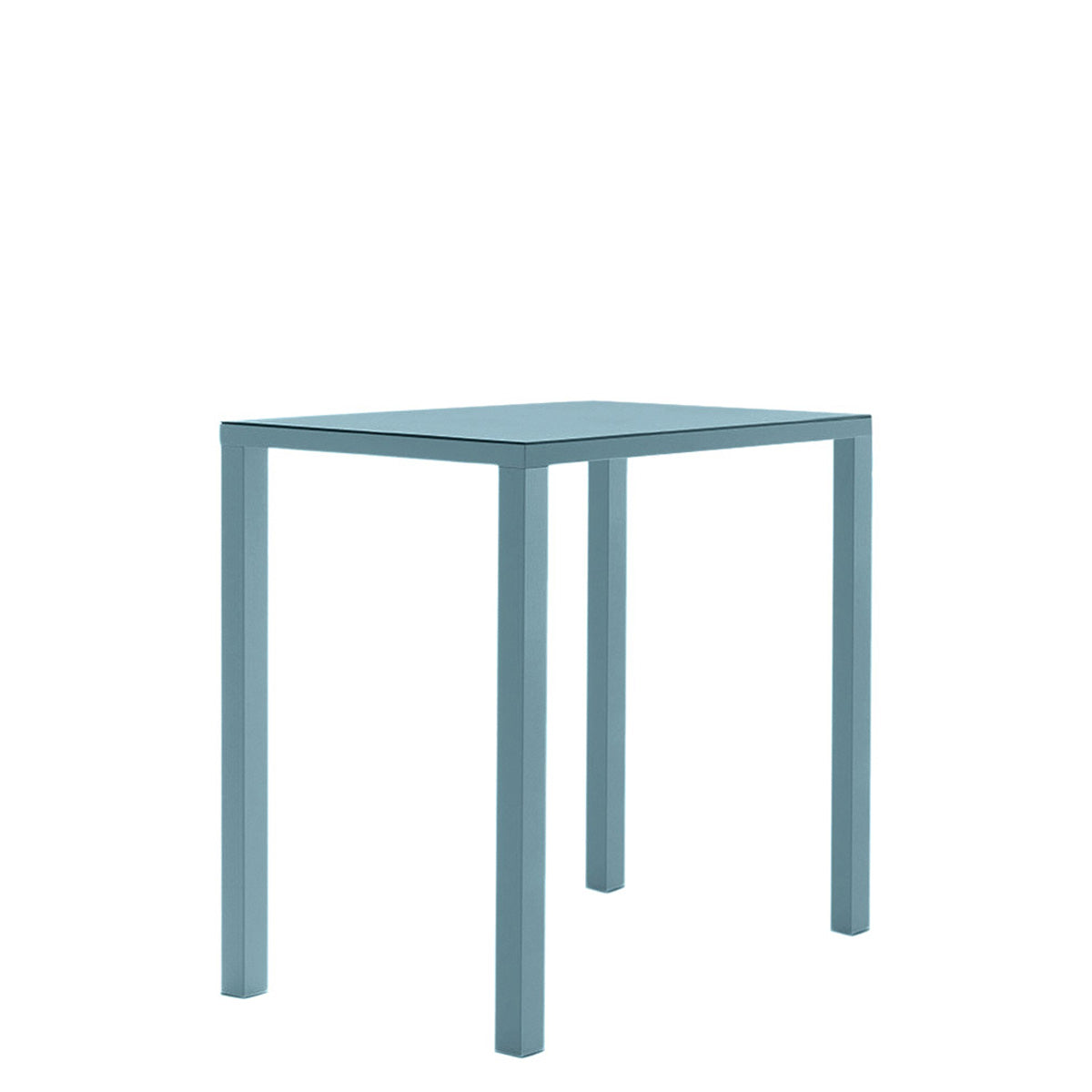 Easy Bar Table Square 90 by JANUS et Cie in Light Blue