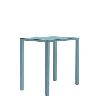 Easy Bar Table Square 90 by JANUS et Cie in Light Blue
