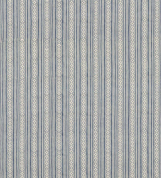 Ebury Stripe Fabric by GP & J Baker Blue