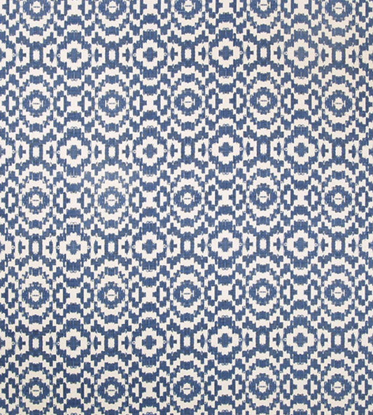 Echo Fabric by Christopher Farr Cloth Indigo